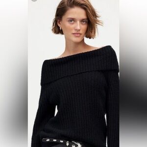 Madewell off the shoulder sweater NWT